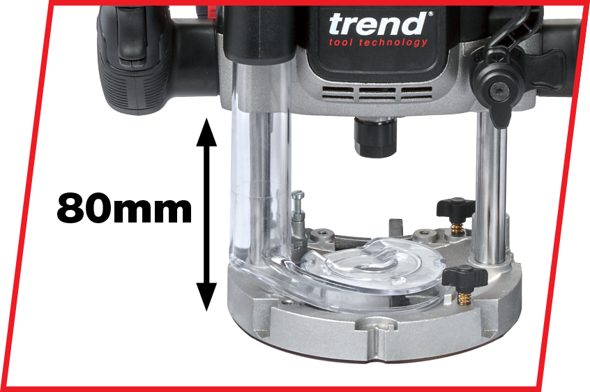 80mm Plunge Depth 80mm Plunge Depth