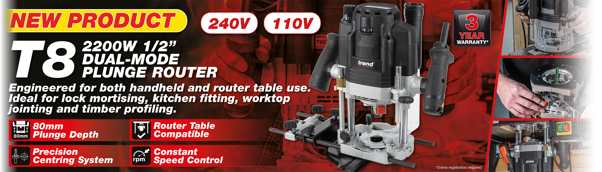 Trend T8 Router Trend T8 Router